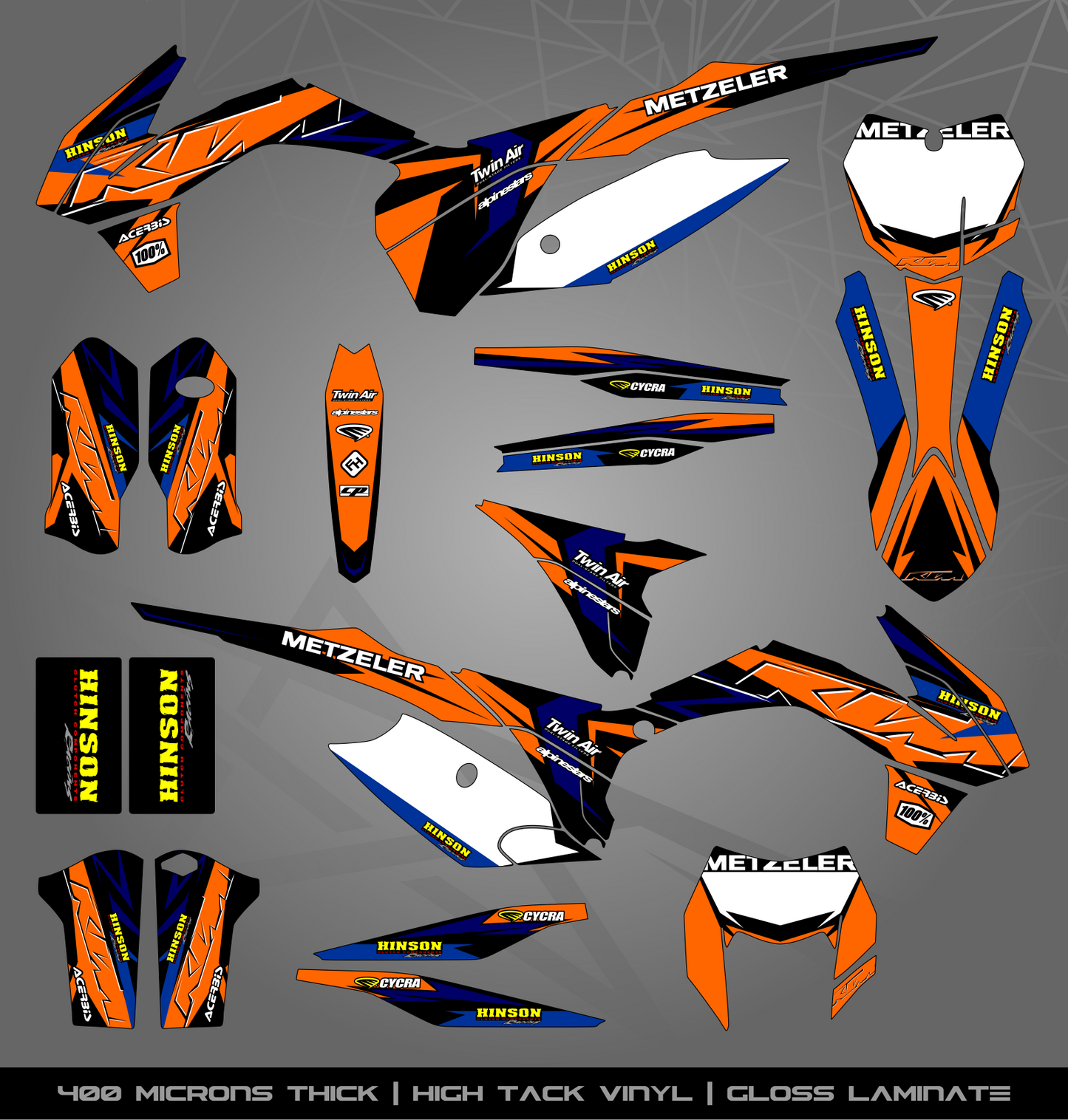 Full Sticker Kit for KTM MX / Enduro bike