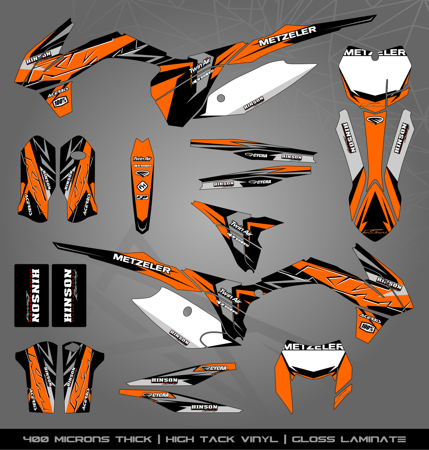 Full Sticker Kit for KTM MX / Enduro bike