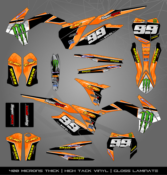 Full Sticker Kit for KTM MX / Enduro bike
