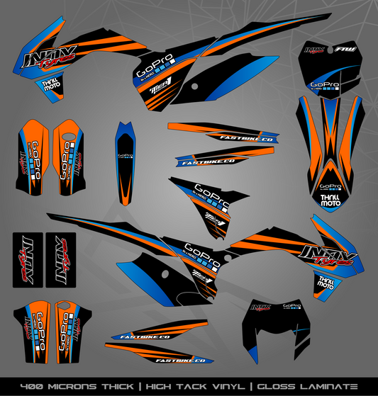 Full Sticker Kit for KTM MX / Enduro bike