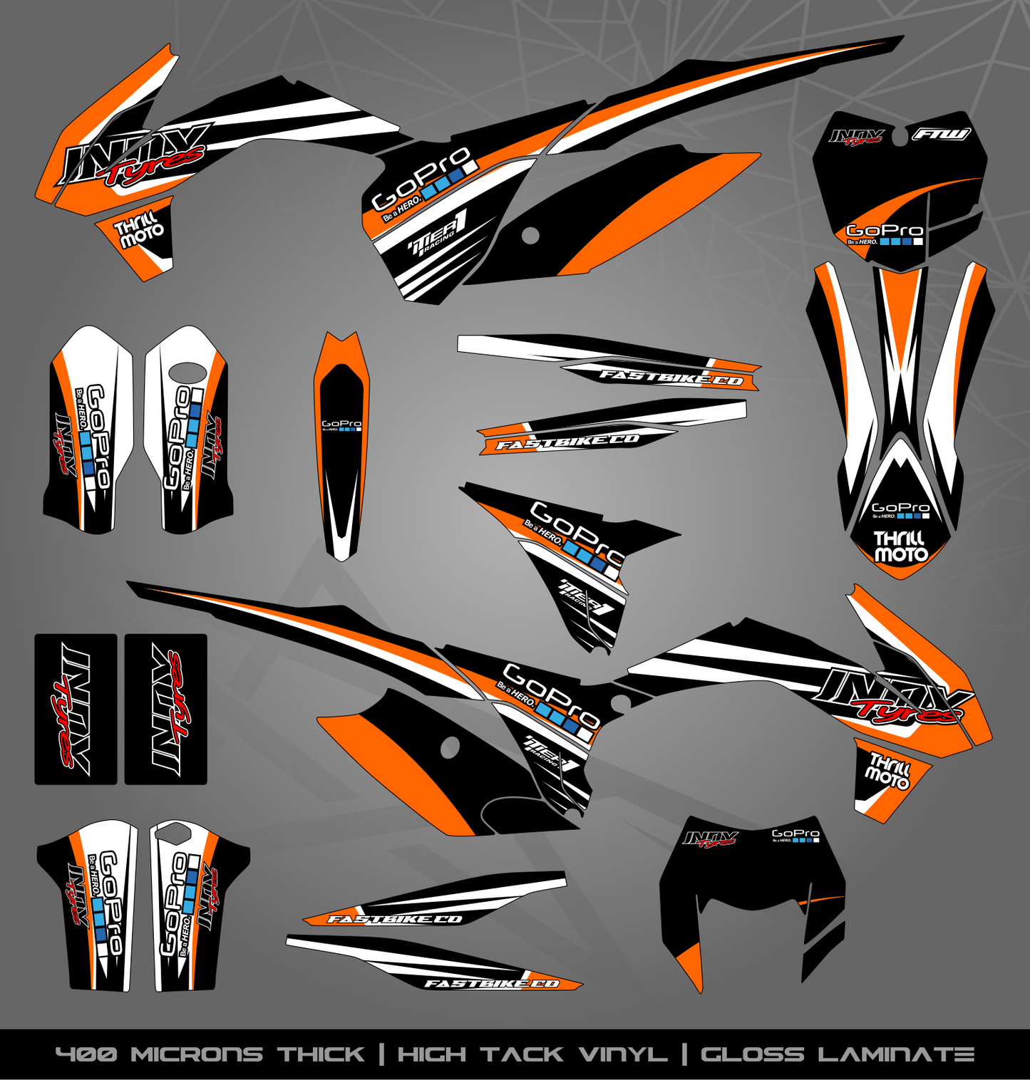 Full Sticker Kit for KTM MX / Enduro bike