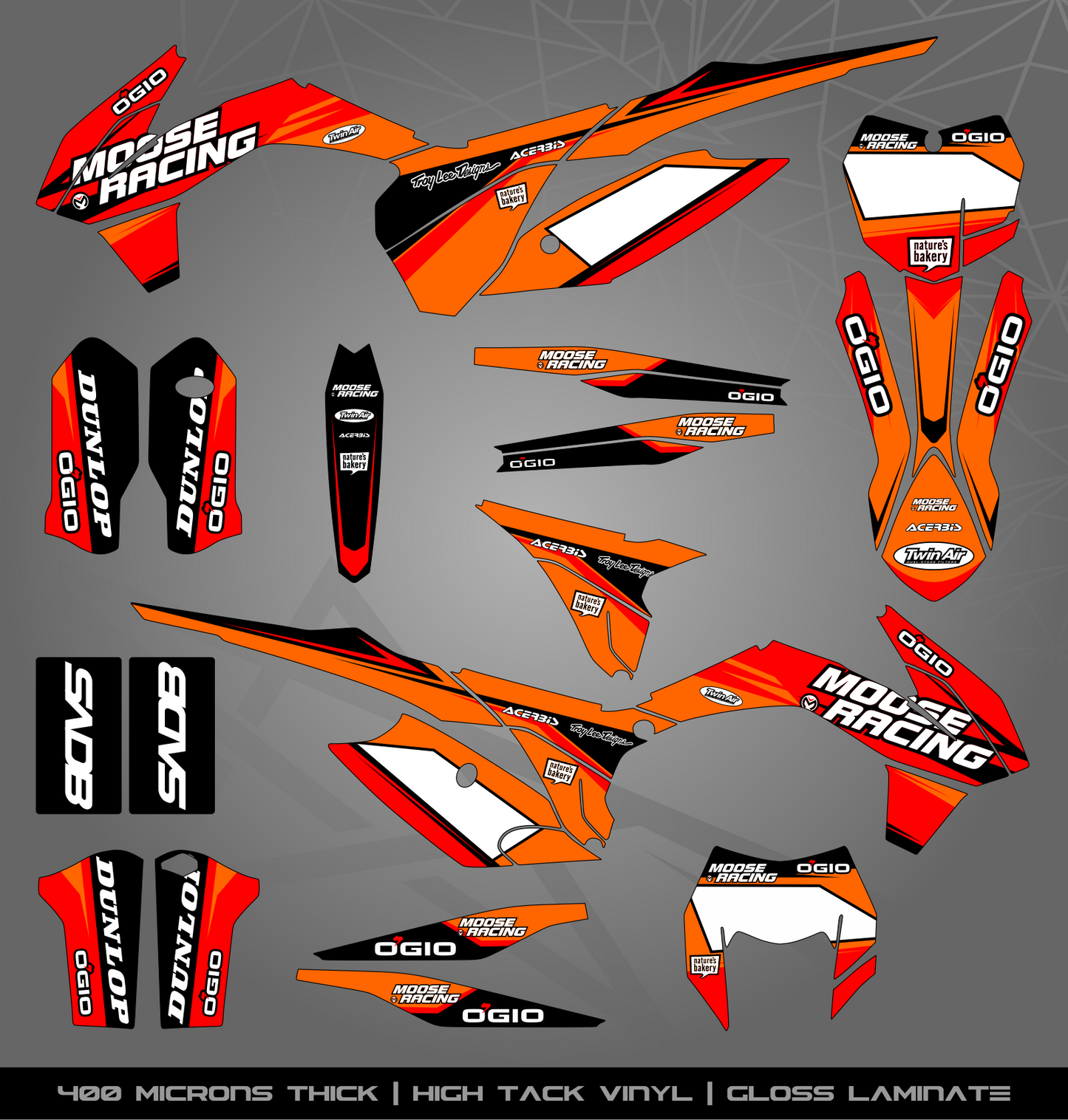 Full Sticker Kit for KTM MX / Enduro bike