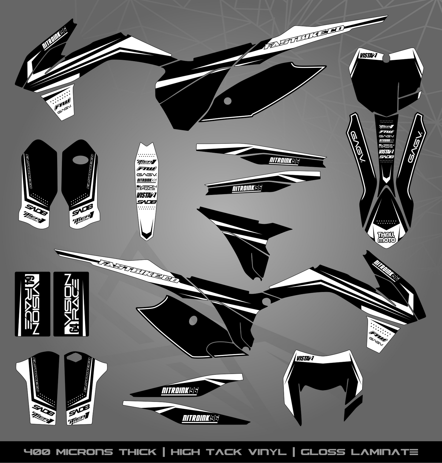 Full Sticker Kit for KTM MX / Enduro bike