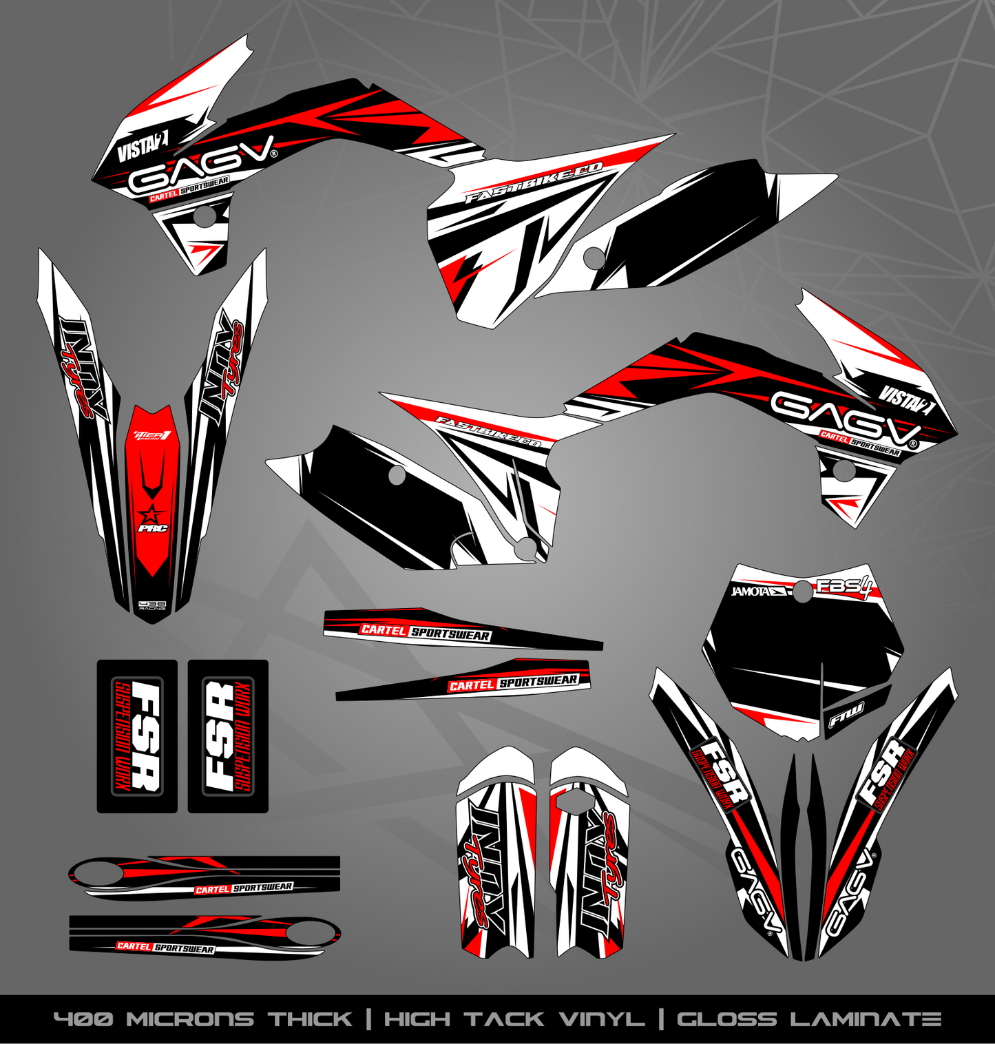 Full Sticker Kit for KTM MX / Enduro bike