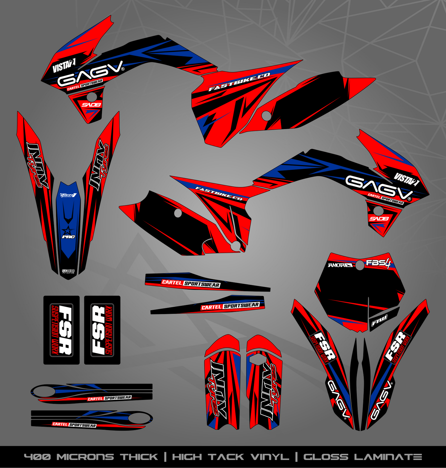 Full Sticker Kit for KTM MX / Enduro bike