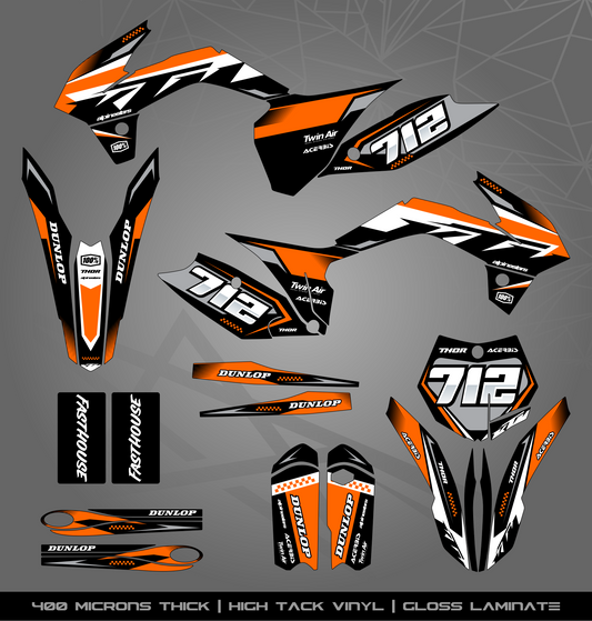 Full Sticker Kit for KTM MX / Enduro bike