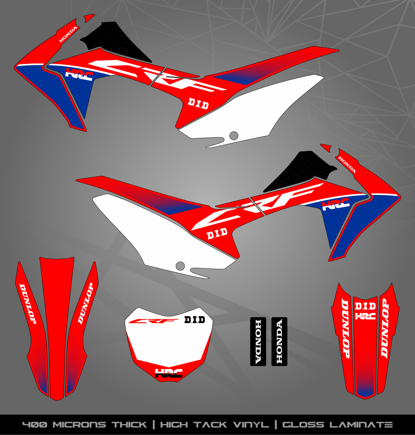 Full Sticker Kit for Honda MX bike