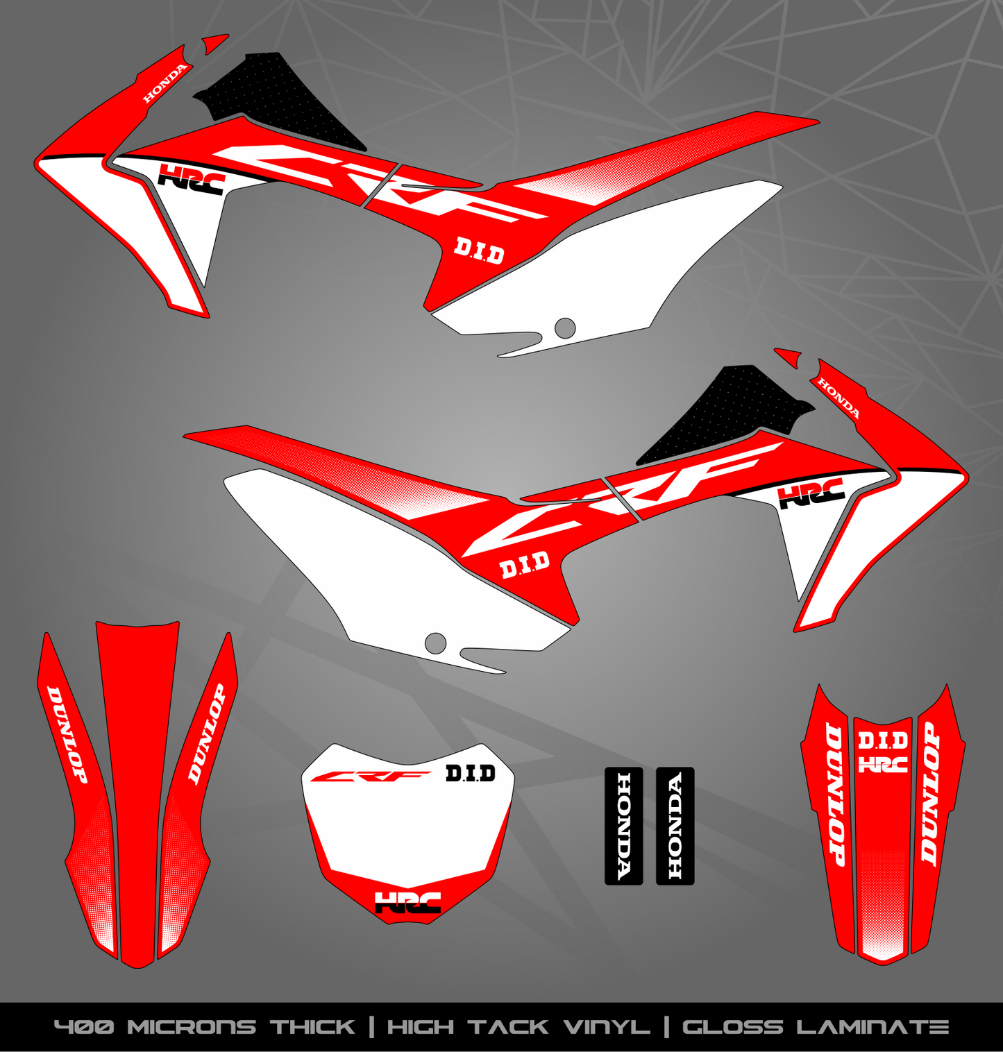 Full Sticker Kit for Honda MX bike
