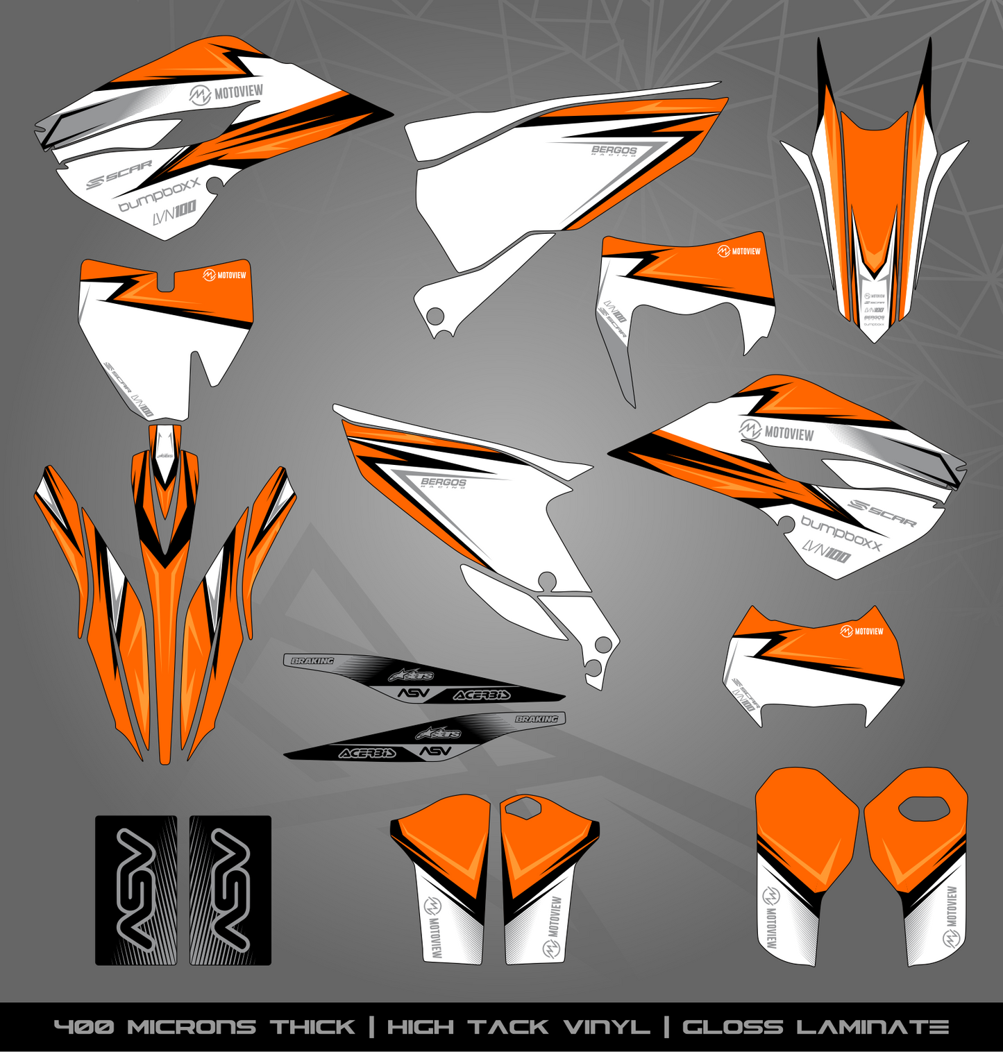 Full Sticker Kit for Husqvarna MX / Enduro bike