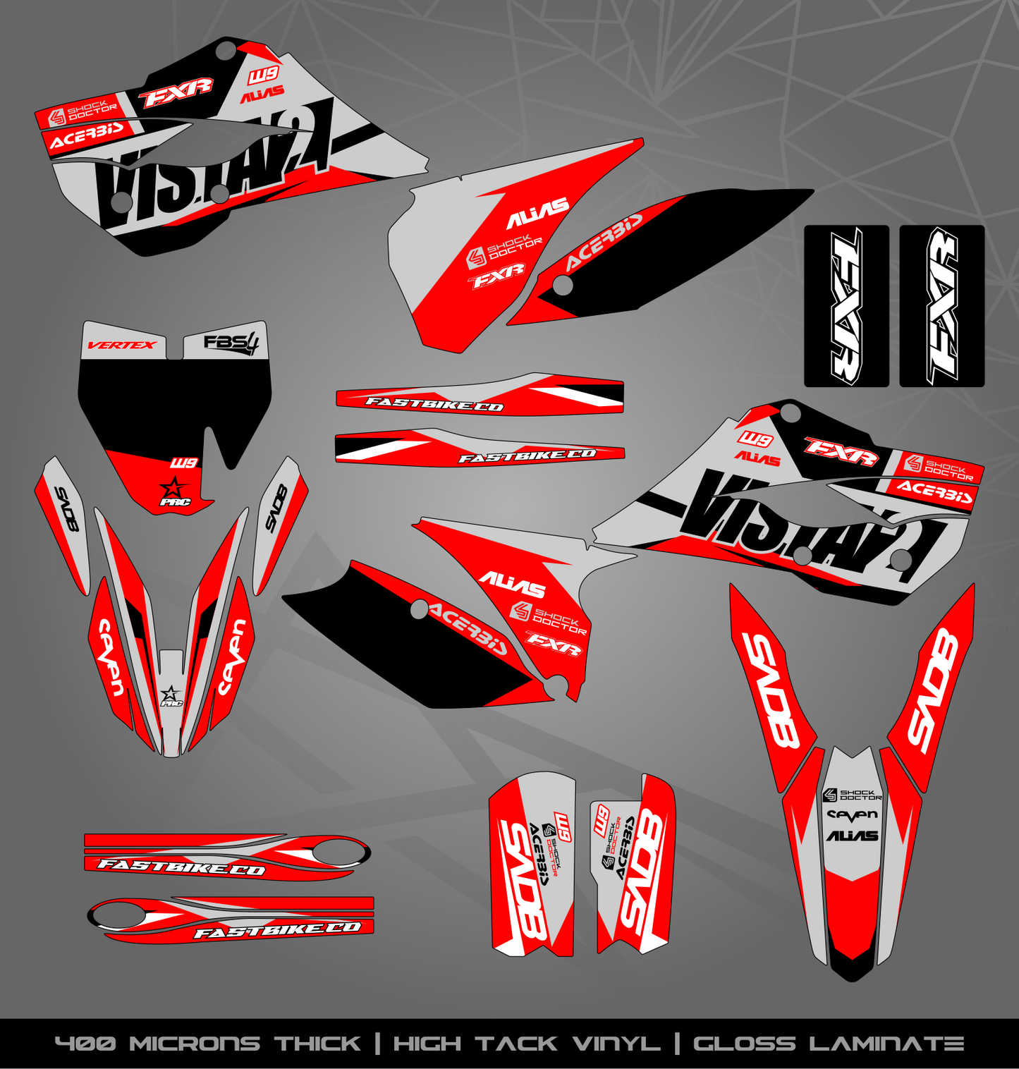 Full Sticker Kit for Husqvarna MX / Enduro bike