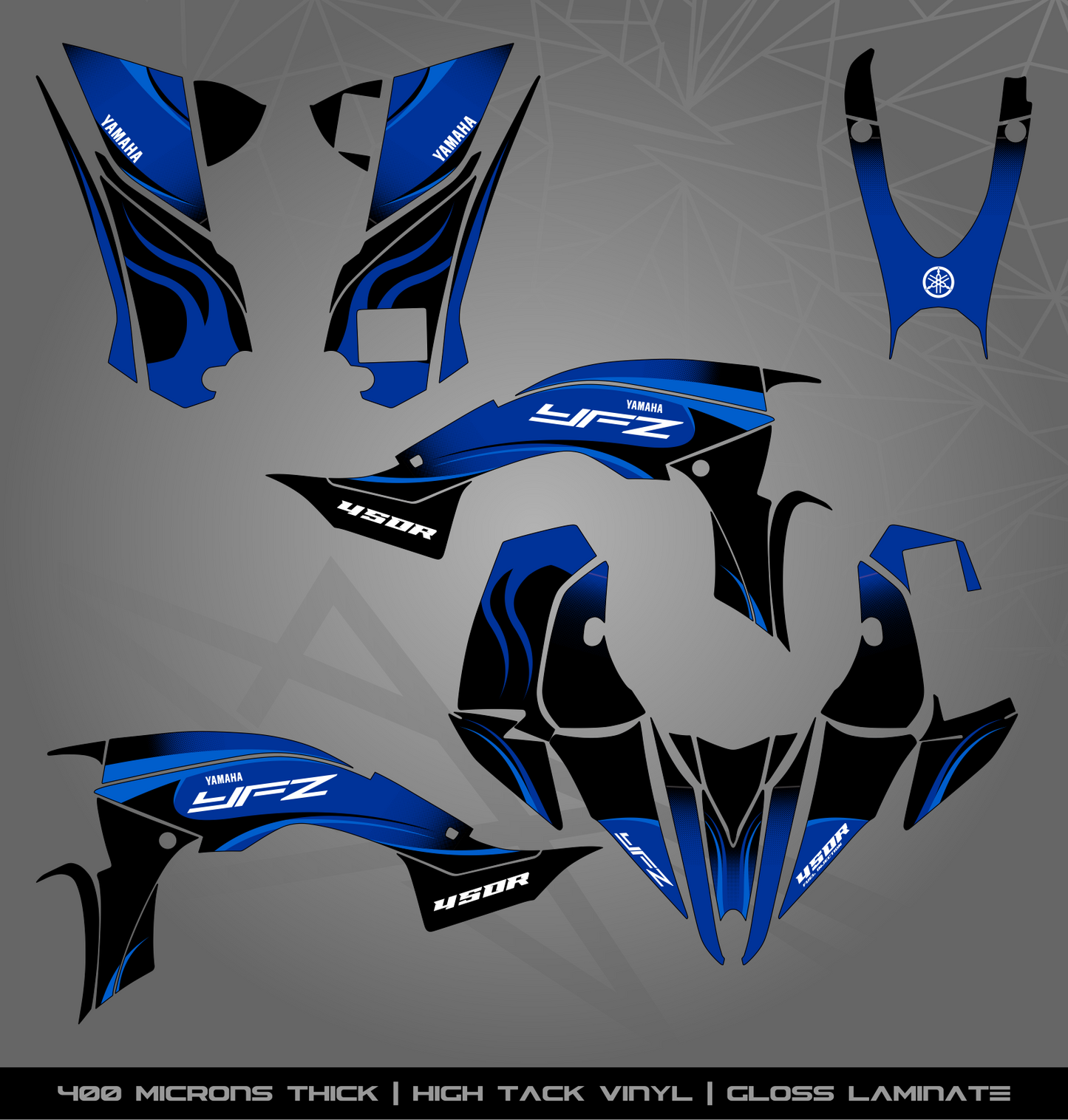 Full Sticker Kit for Yamaha YFZ 450R (2014-2022)
