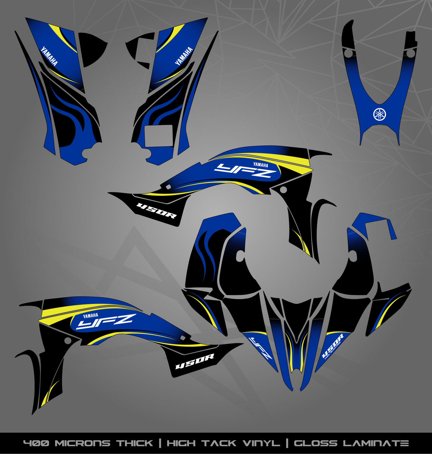 Full Sticker Kit for Yamaha YFZ 450R (2014-2022)