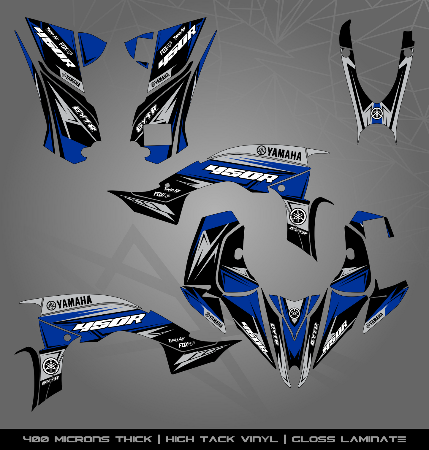 Full Sticker Kit for Yamaha YFZ 450R (2014-2022)