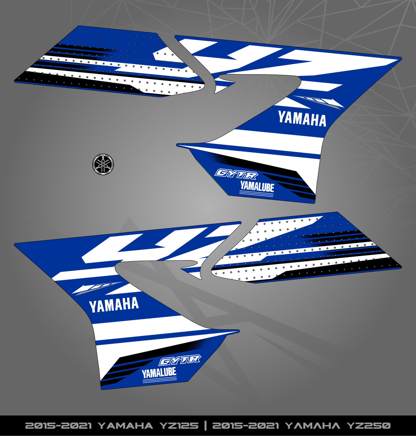 Partial Sticker Kit for Yamaha YZ 125 | 250 (2015-2021)