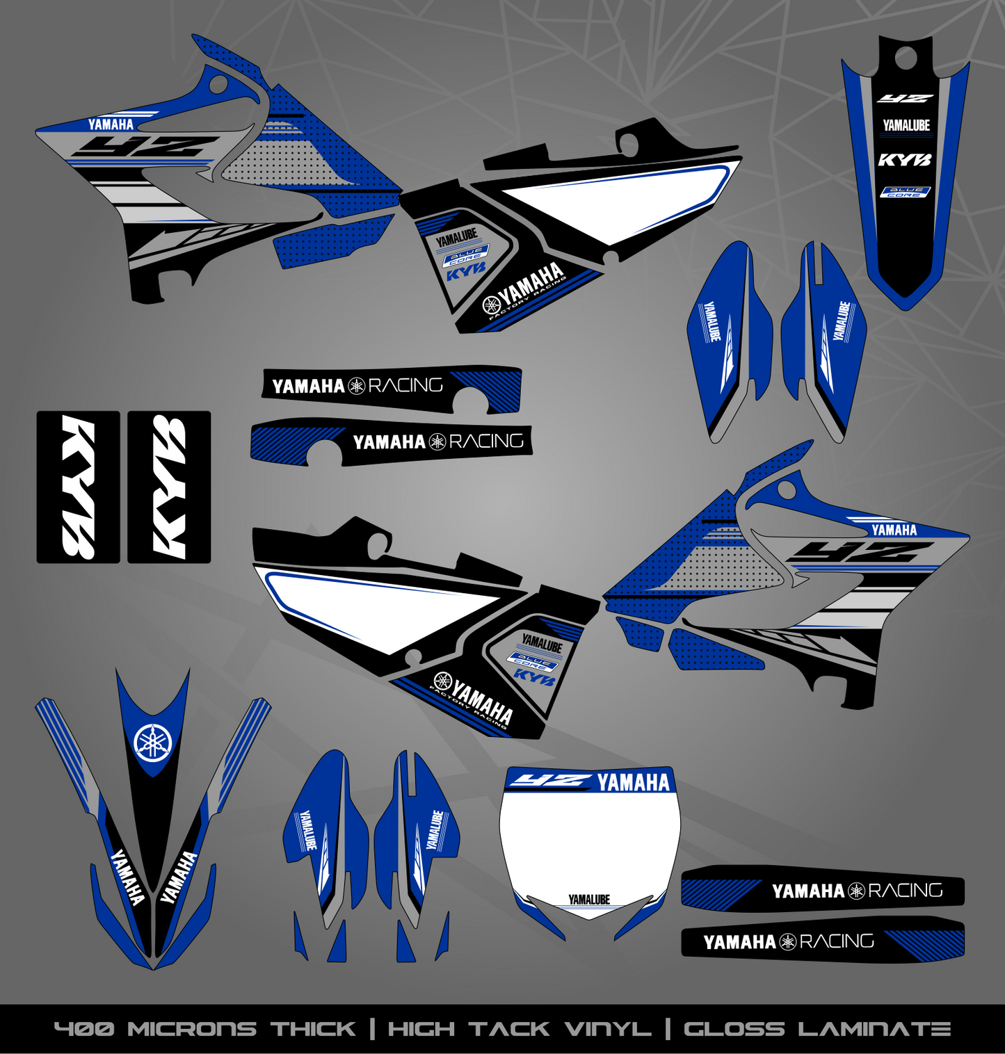 Full Sticker Kit for Yamaha MX bike