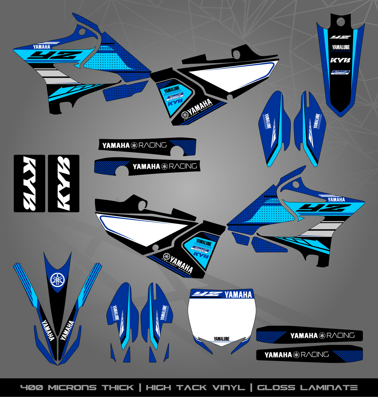 Full Sticker Kit for Yamaha MX bike