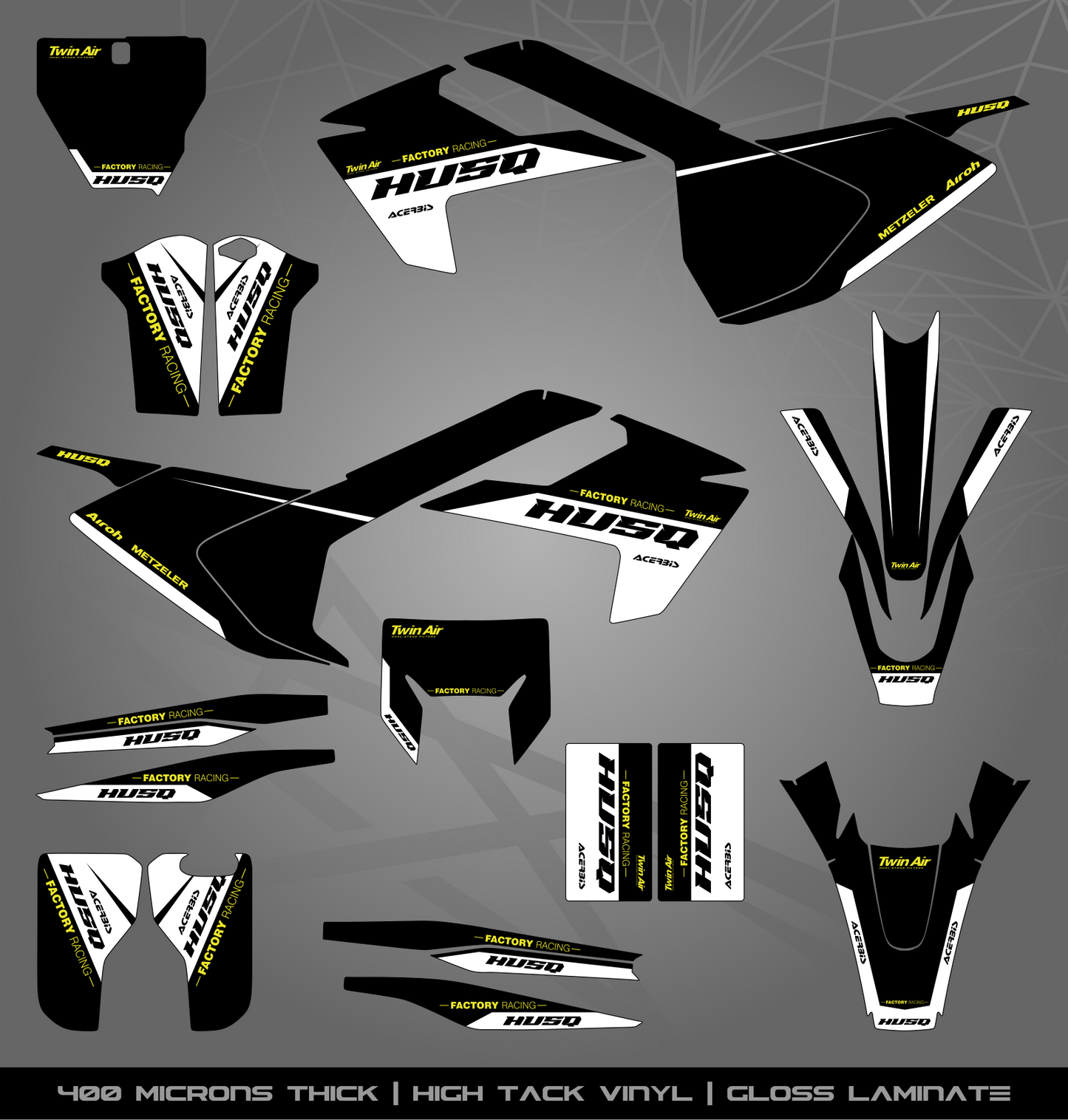 Full Sticker Kit for Husqvarna MX / Enduro bike