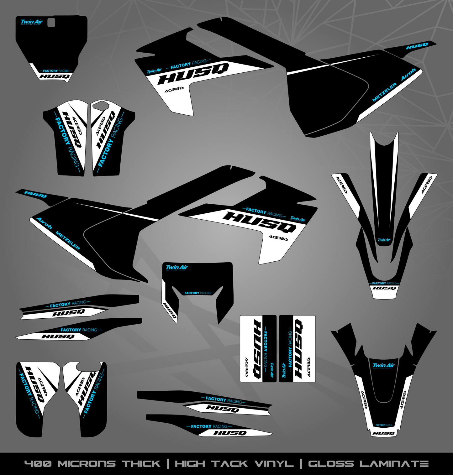 Full Sticker Kit for Husqvarna MX / Enduro bike