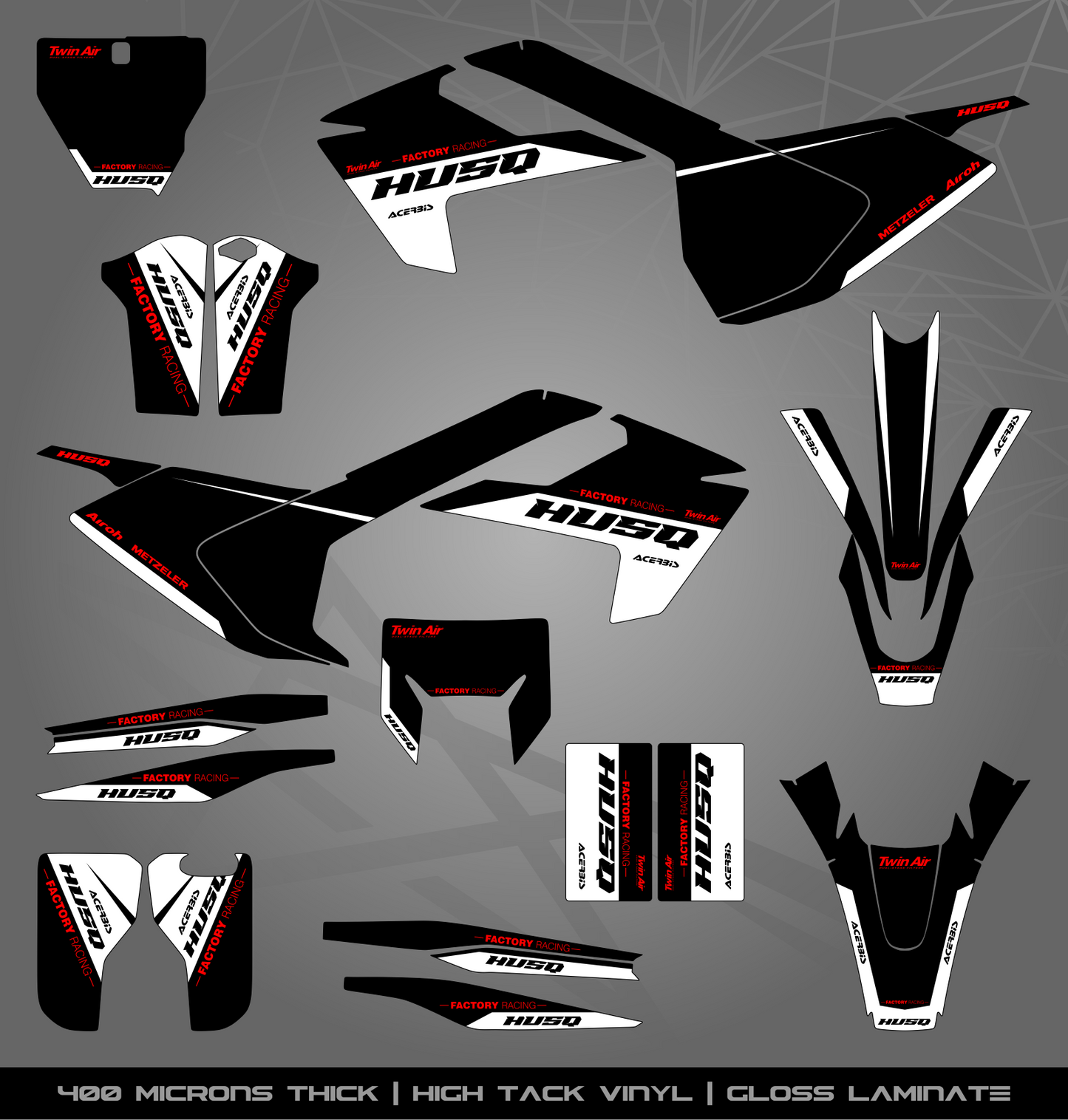 Full Sticker Kit for Husqvarna MX / Enduro bike