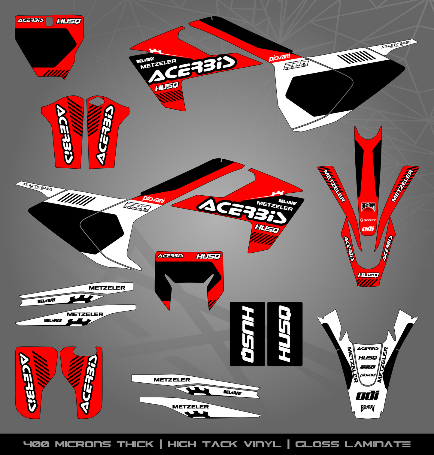Full Sticker Kit for Husqvarna MX / Enduro bike