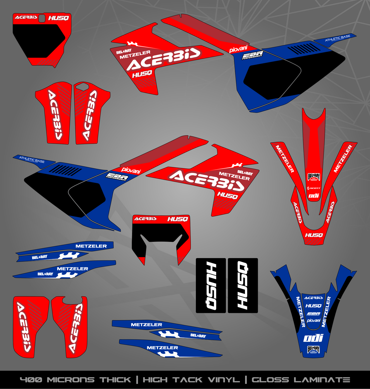 Full Sticker Kit for Husqvarna MX / Enduro bike
