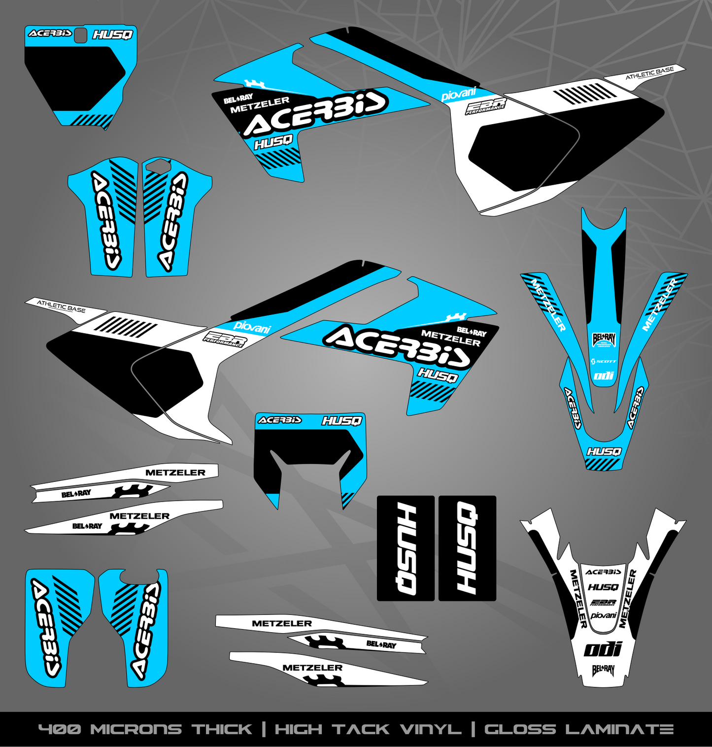 Full Sticker Kit for Husqvarna MX / Enduro bike