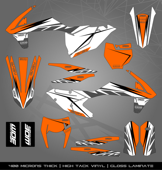 Full Sticker Kit for KTM MX / Enduro bike