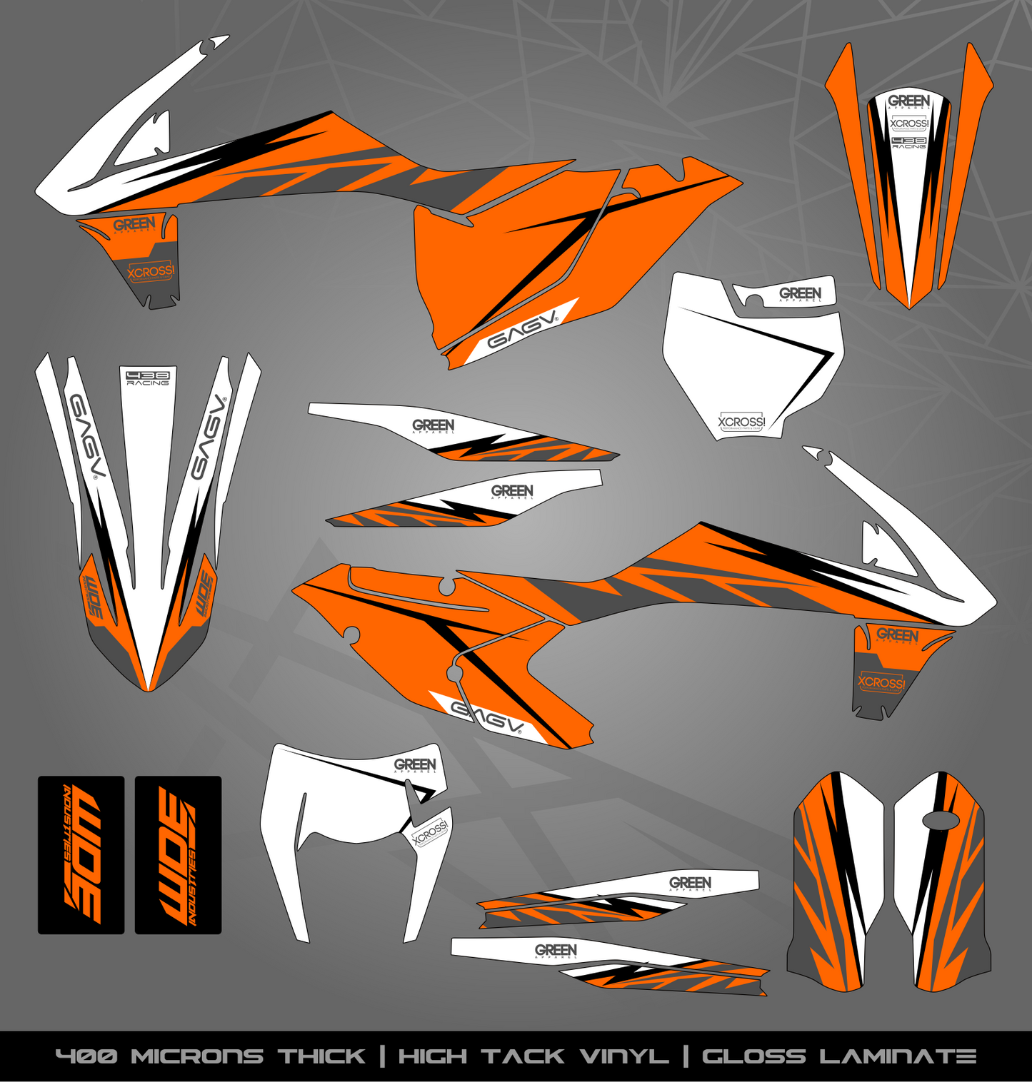 Full Sticker Kit for KTM MX / Enduro bike