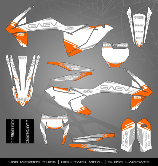 Full Sticker Kit for KTM MX / Enduro bike