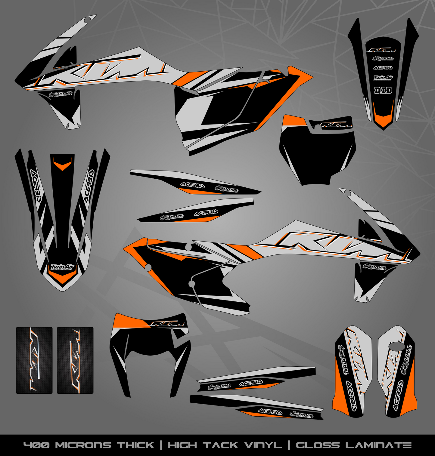 Full Sticker Kit for KTM MX / Enduro bike