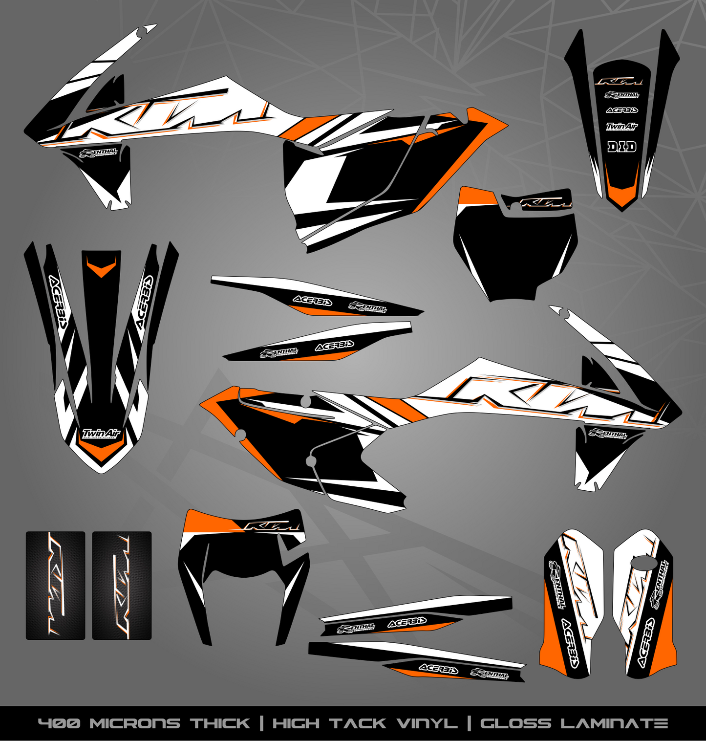 Full Sticker Kit for KTM MX / Enduro bike