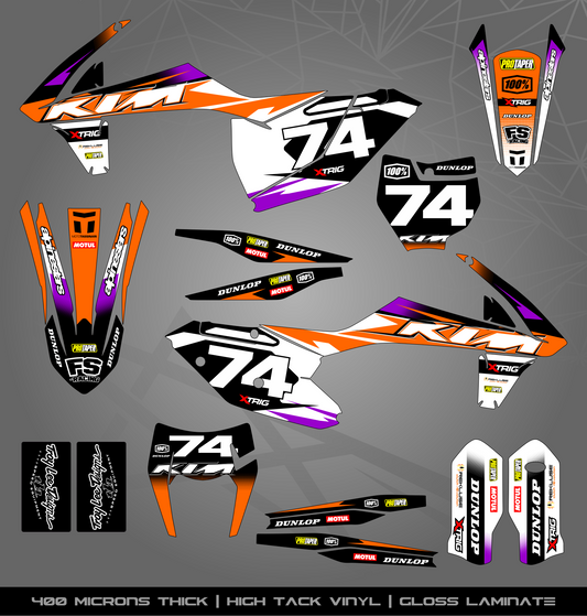 Full Sticker Kit for KTM MX / Enduro bike
