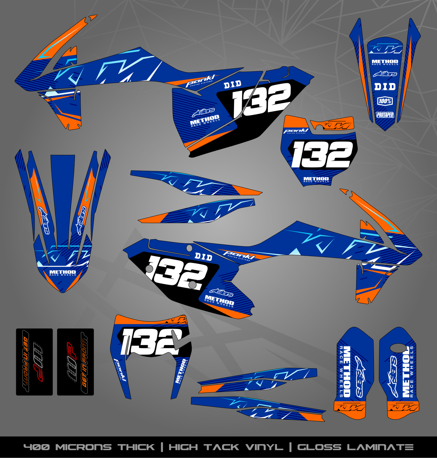 Full Sticker Kit for KTM MX / Enduro bike (Copy)