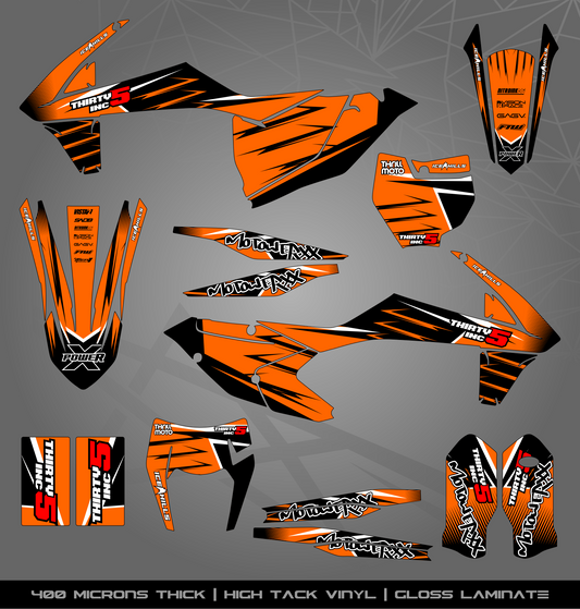 Full Sticker Kit for KTM MX / Enduro bike