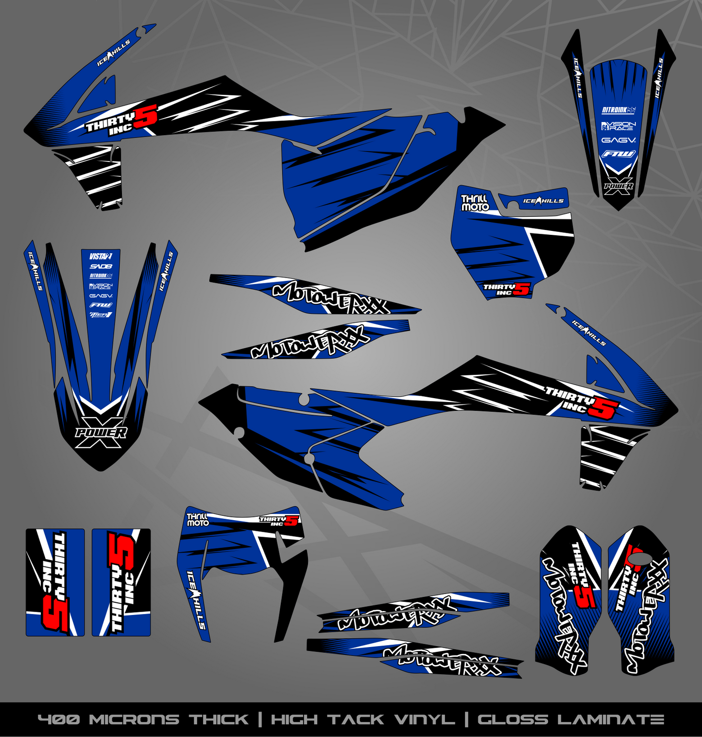 Full Sticker Kit for KTM MX / Enduro bike