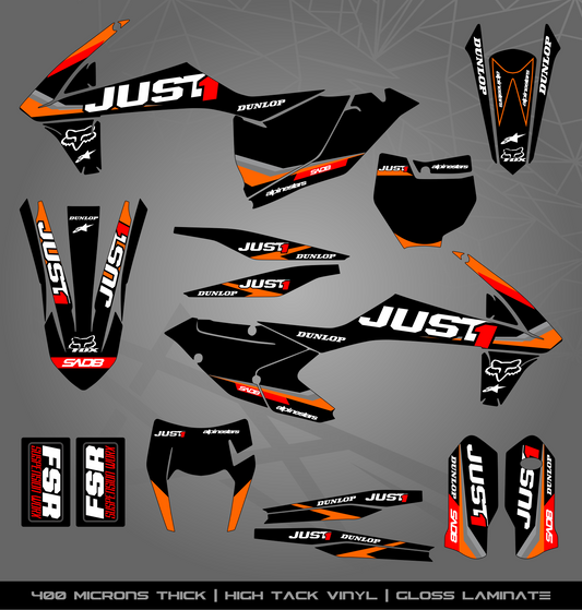 Full Sticker Kit for KTM MX / Enduro bike