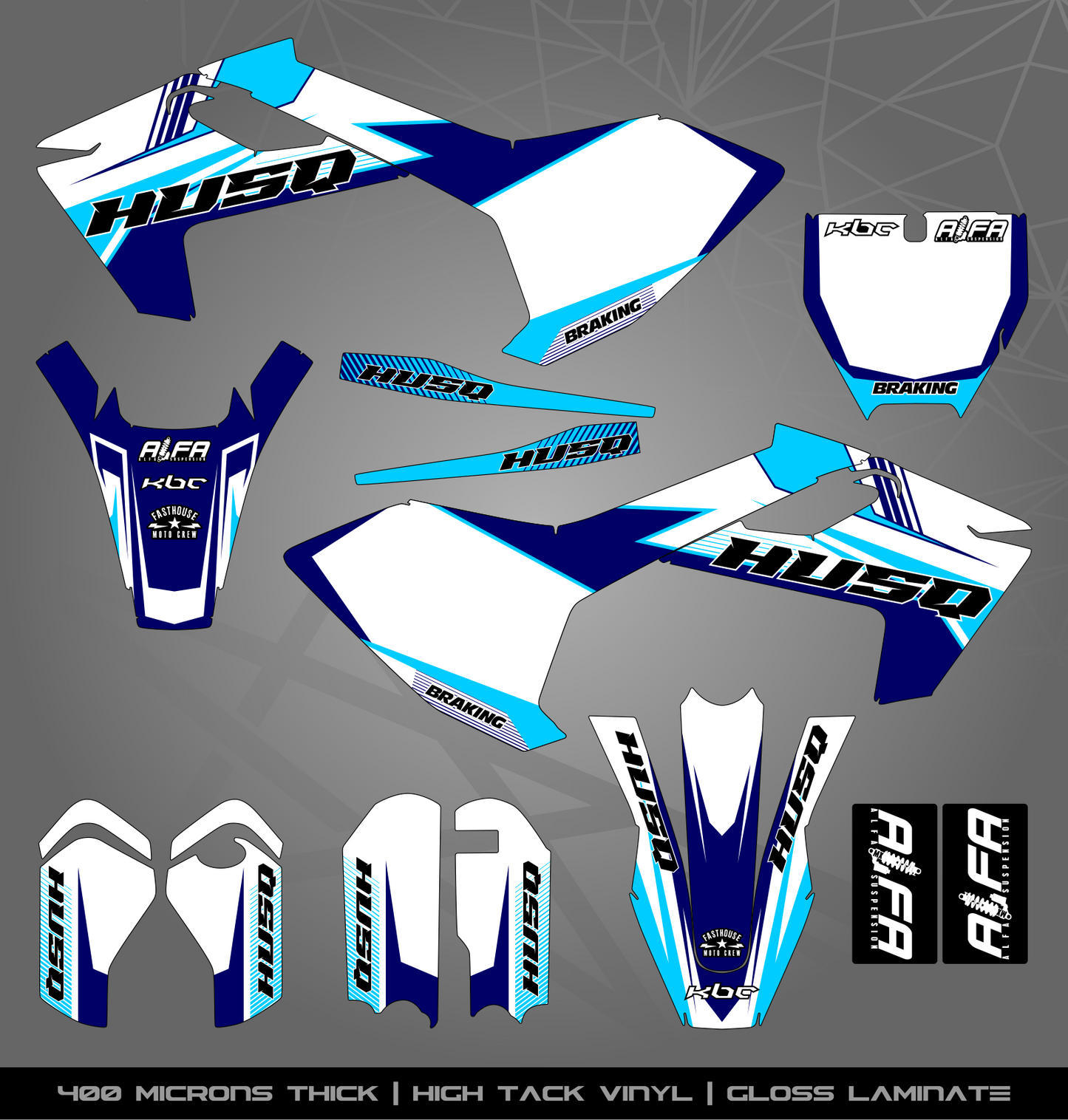 Full Sticker Kit for Husqvarna MX / Enduro bike