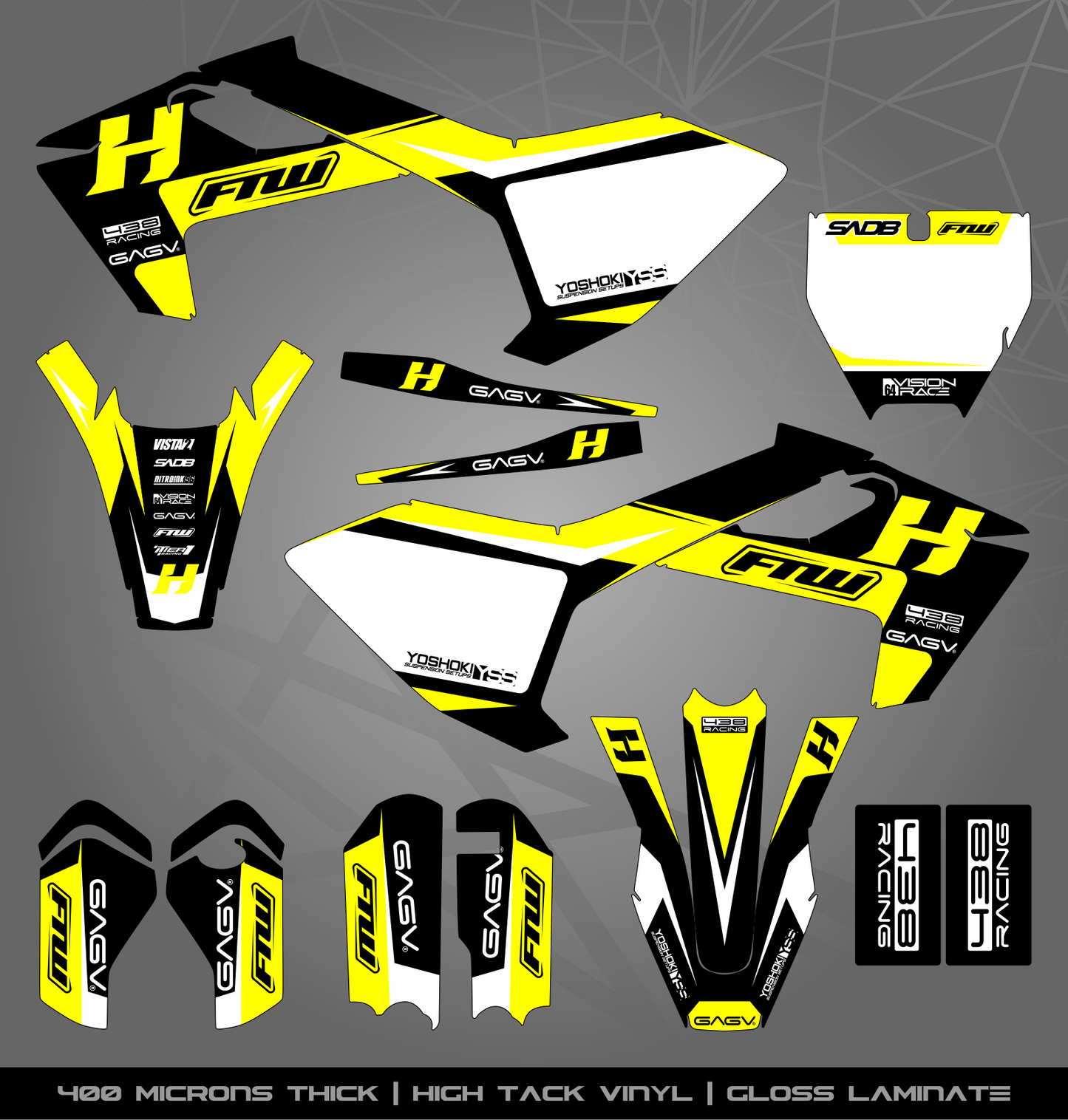 Full Sticker Kit for Husqvarna MX / Enduro bike
