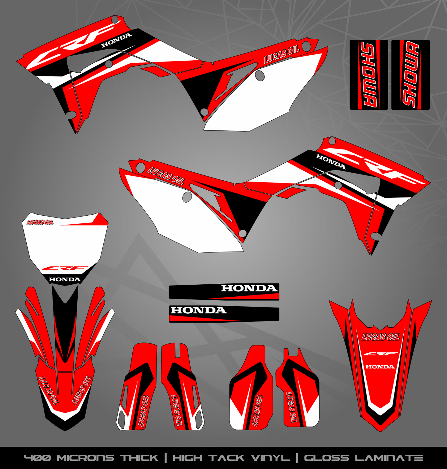 Full Sticker Kit for Honda MX bike
