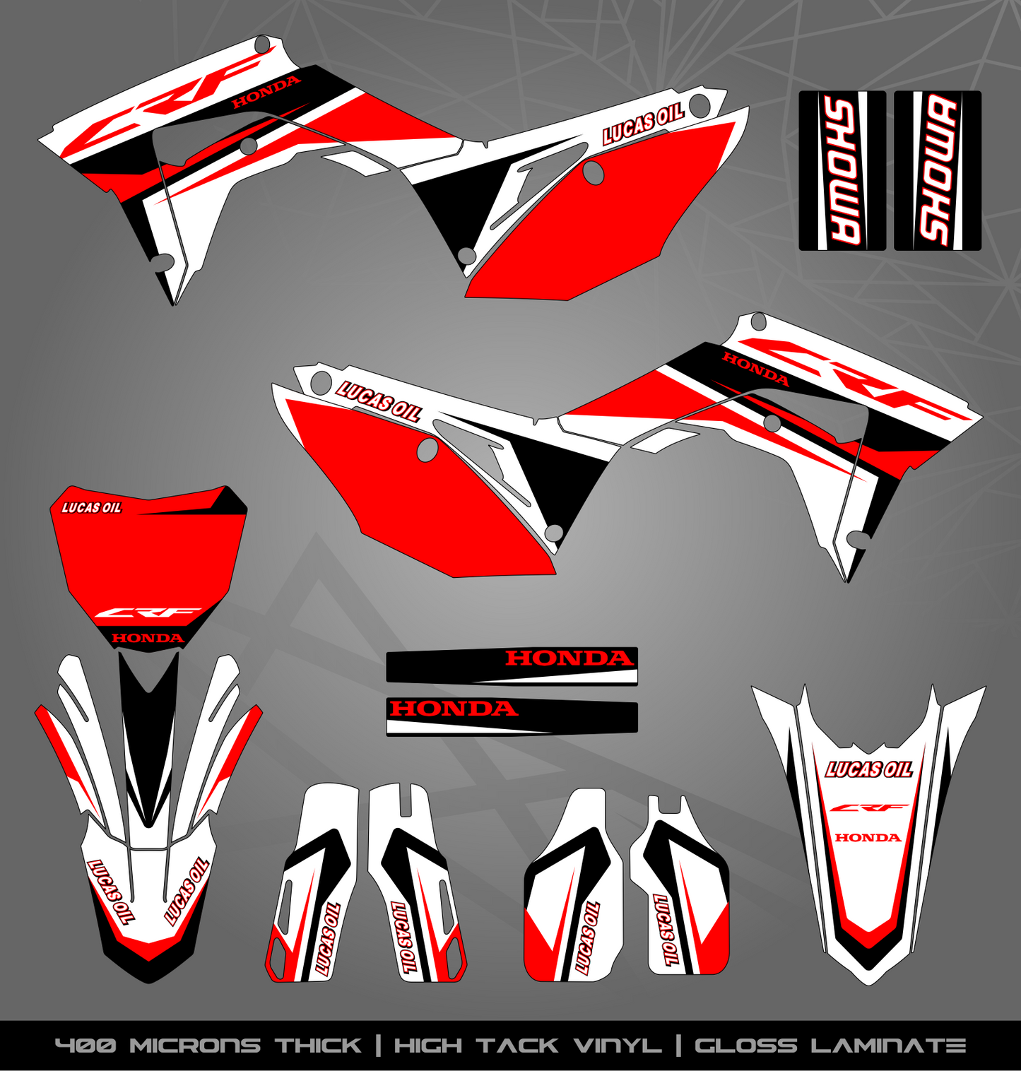 Full Sticker Kit for Honda MX bike