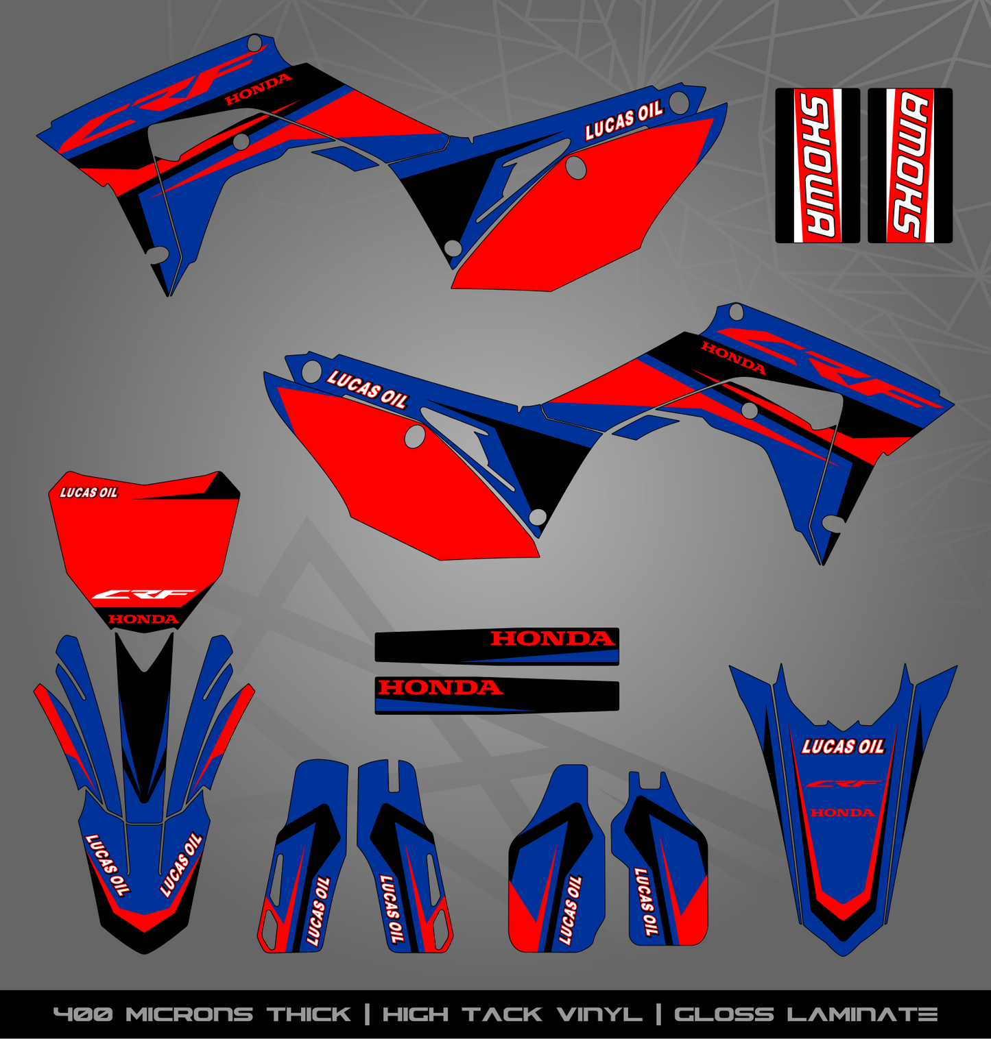 Full Sticker Kit for Honda MX bike