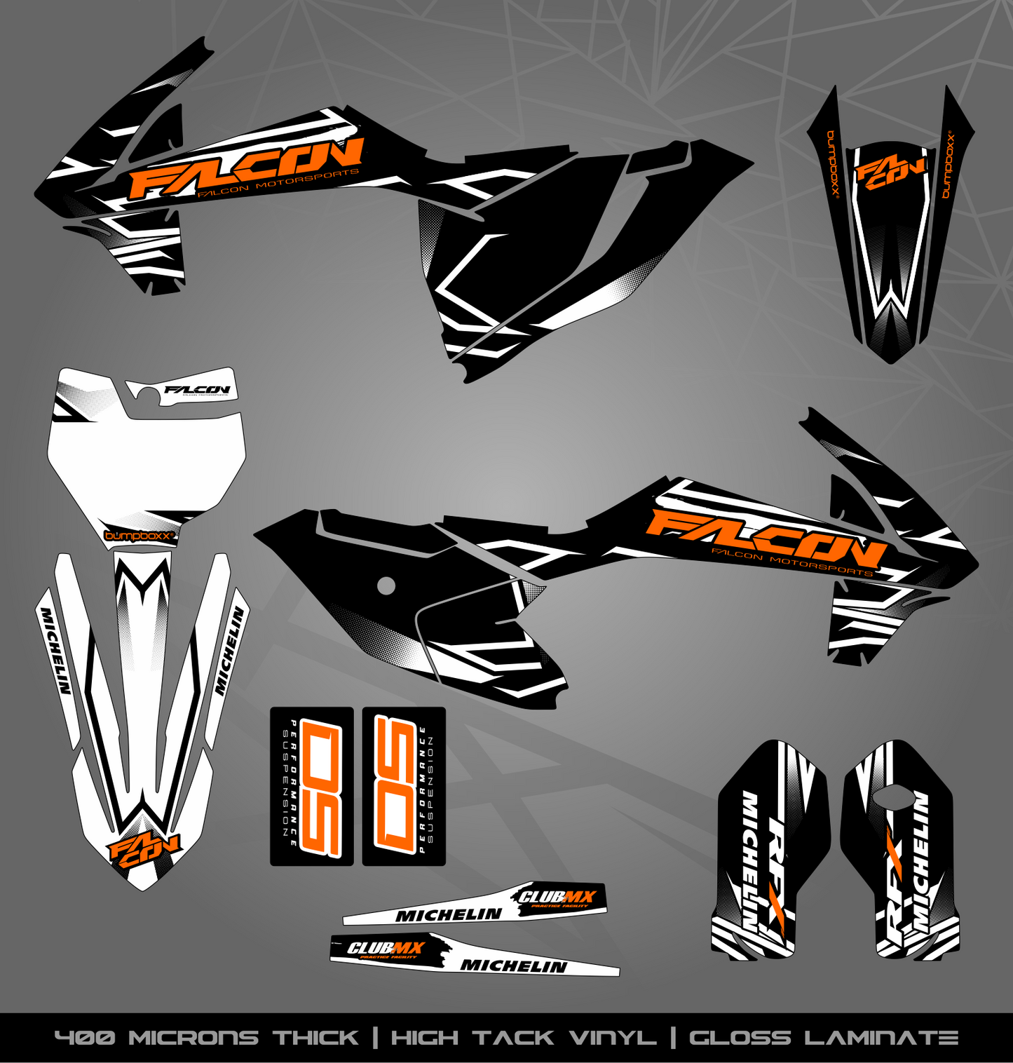 Full Sticker Kit for KTM MX / Enduro bike