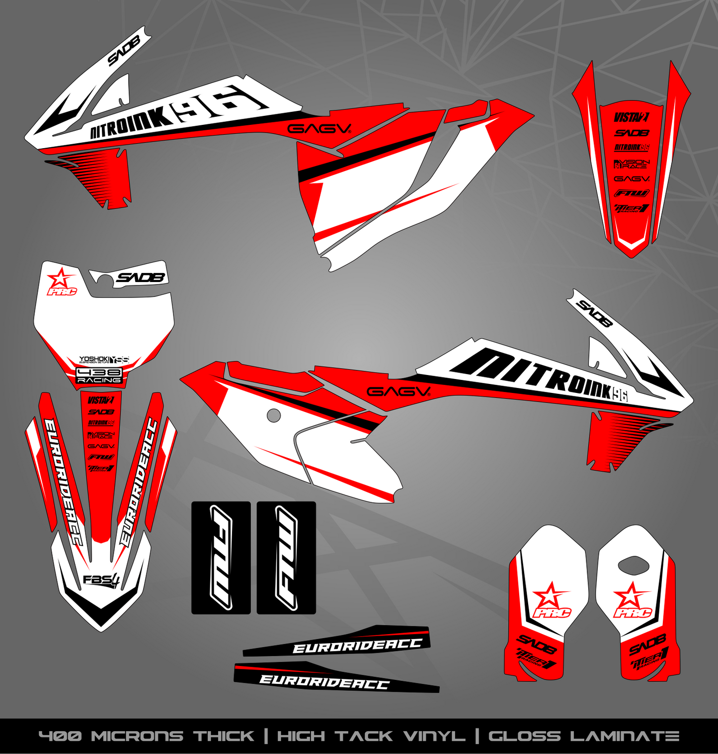 Full Sticker Kit for KTM MX / Enduro bike