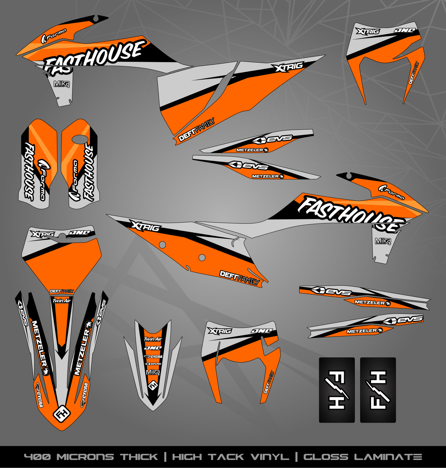 Full Sticker Kit for KTM MX / Enduro bike