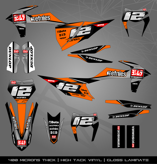 Full Sticker Kit for KTM MX / Enduro bike