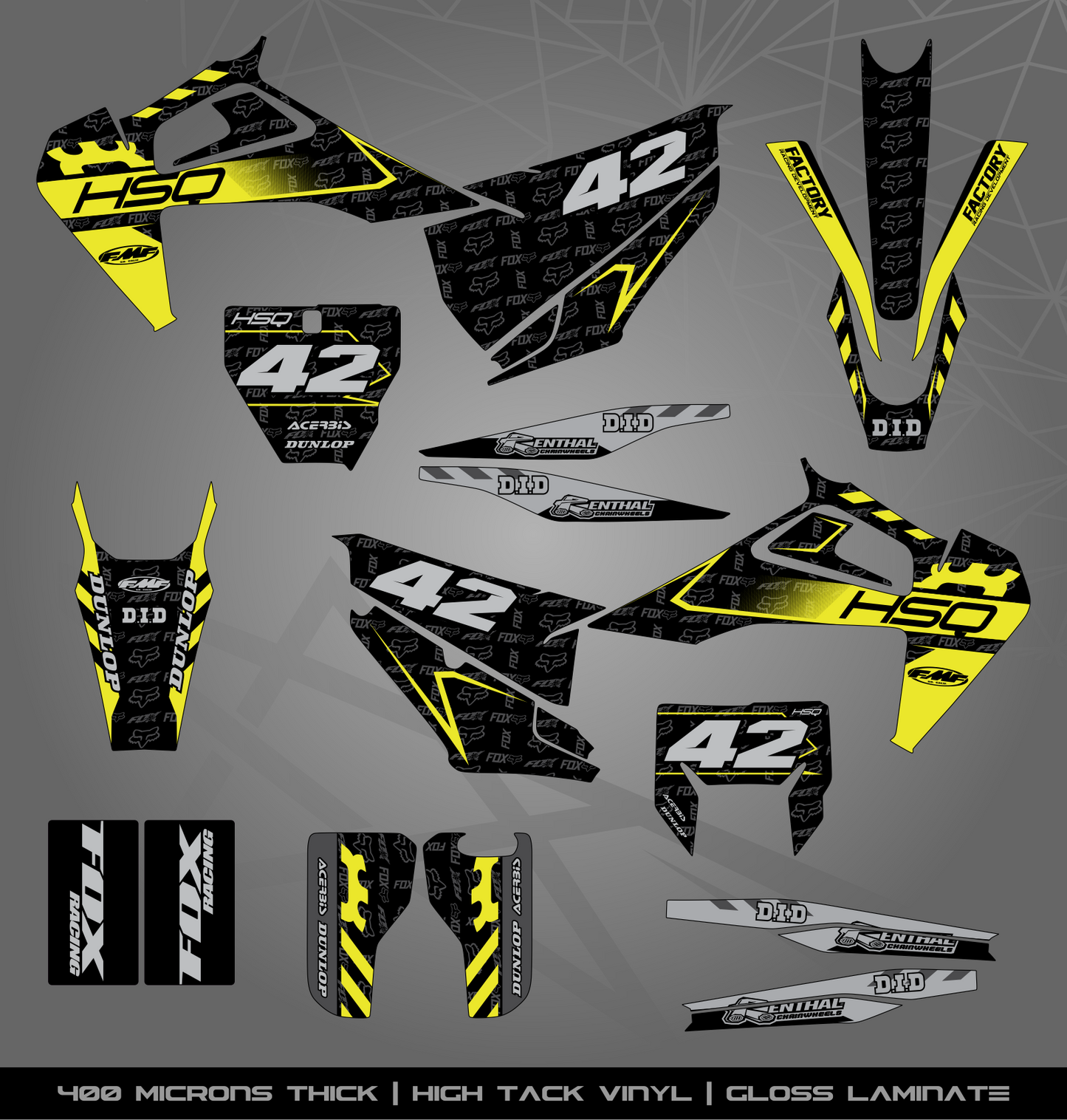 Full Sticker Kit for Husqvarna MX / Enduro bike
