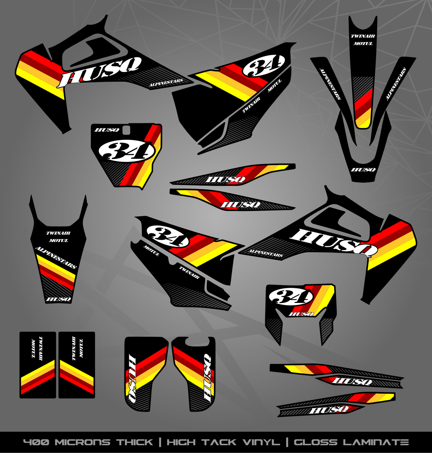 Full Sticker Kit for Husqvarna MX / Enduro bike