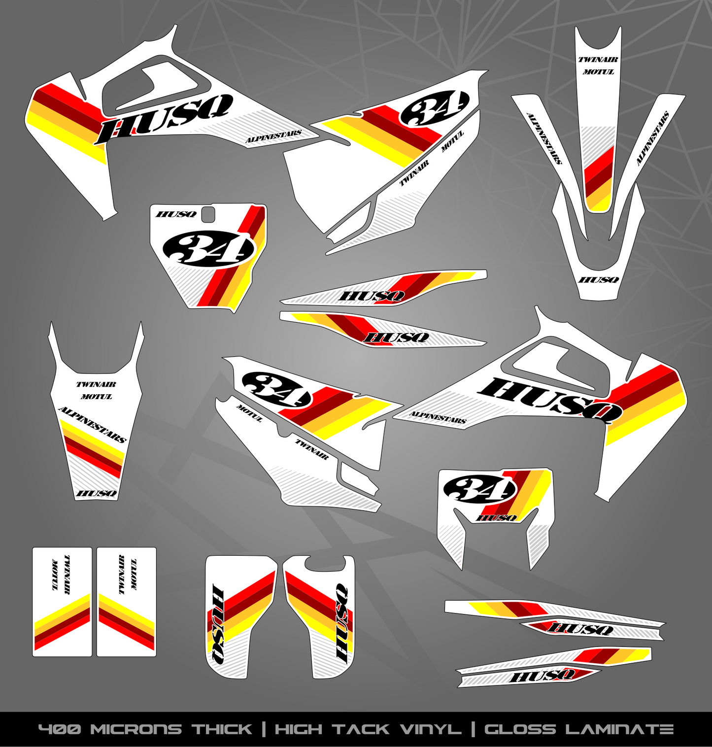 Full Sticker Kit for Husqvarna MX / Enduro bike
