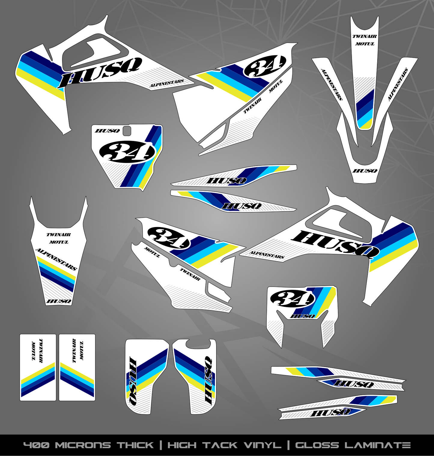 Full Sticker Kit for Husqvarna MX / Enduro bike