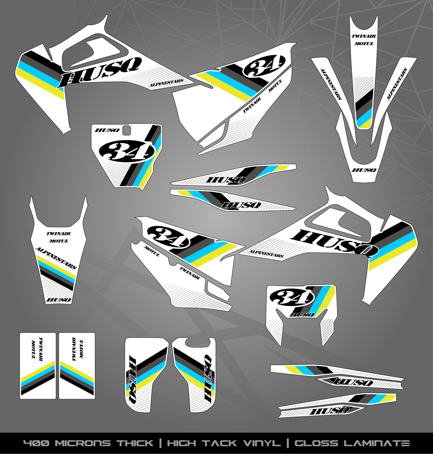 Full Sticker Kit for Husqvarna MX / Enduro bike